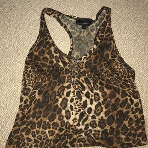 cheetah print top